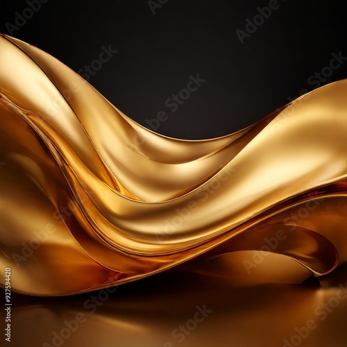 golden flowing liquid