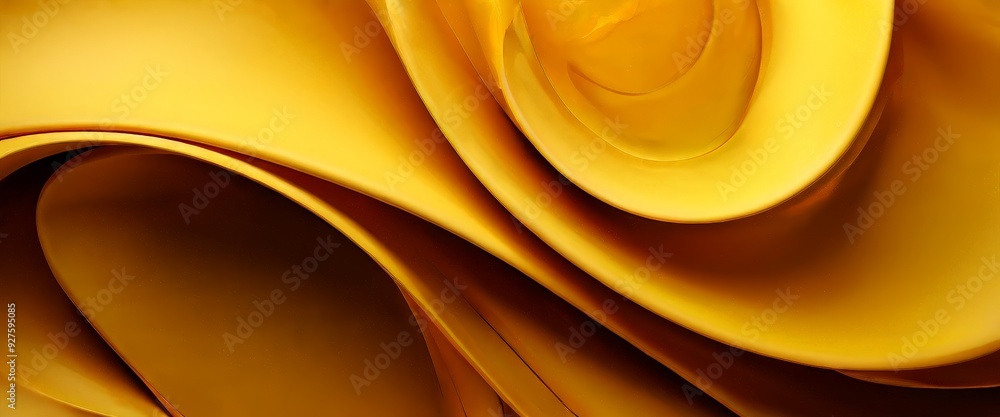 Fototapeta premium yellow and brown swirl background