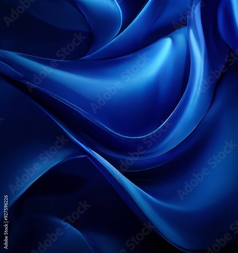 Wallpaper Mural blue silk fabric background Torontodigital.ca