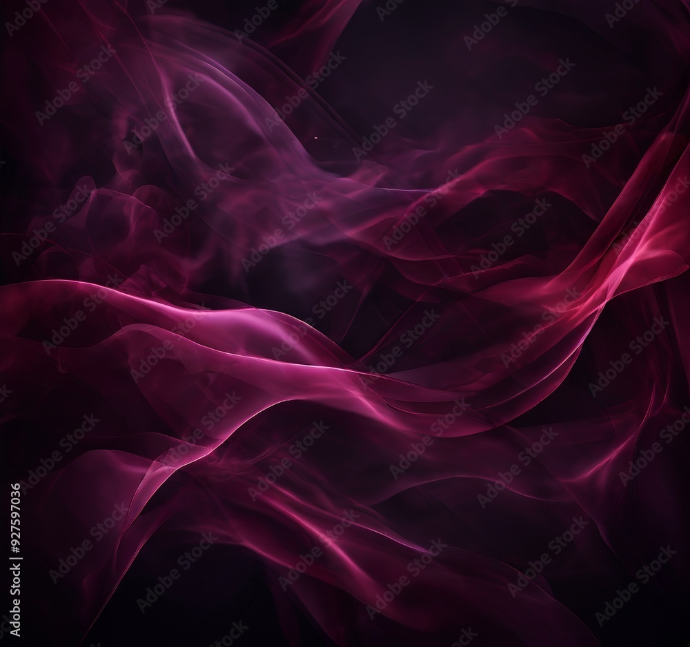Obraz premium dark background with pink smoke