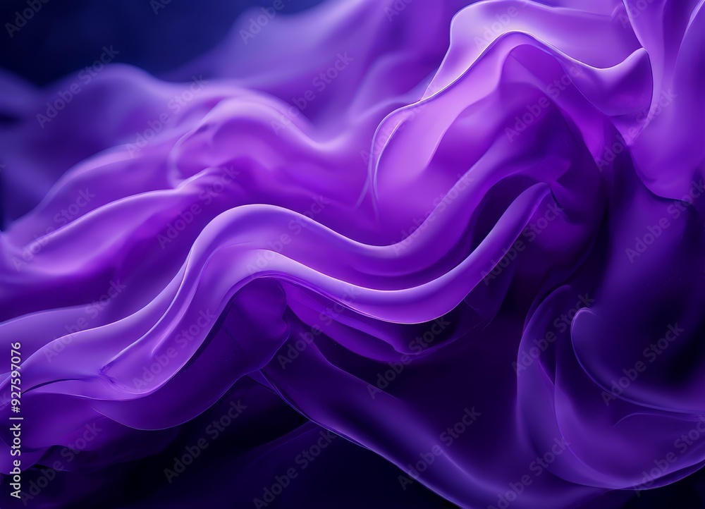 Obraz premium purple smoke on black background