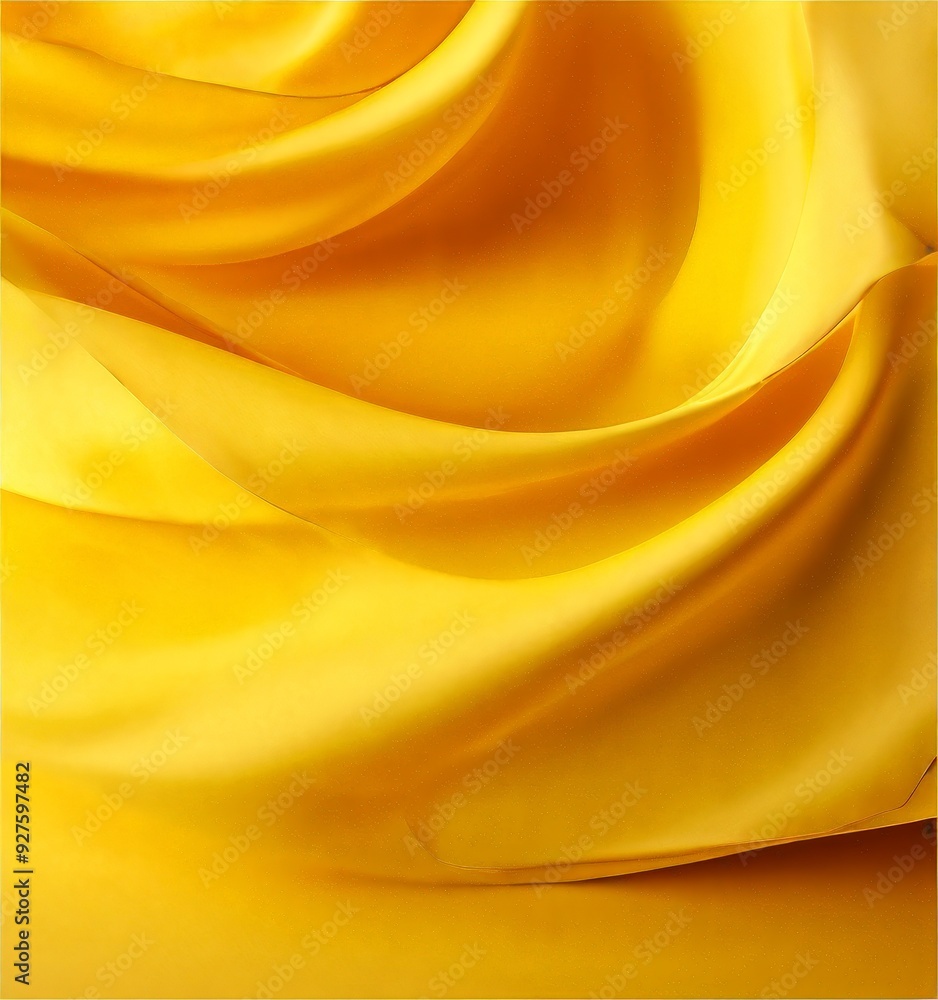 Obraz premium yellow silk fabric background
