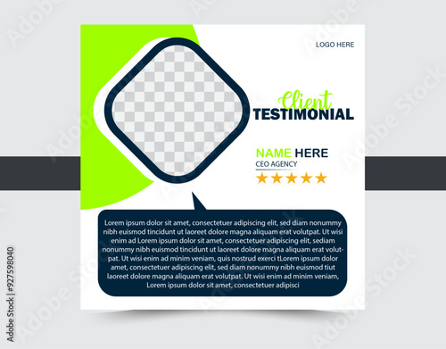 Client Testimonials Design testimonial