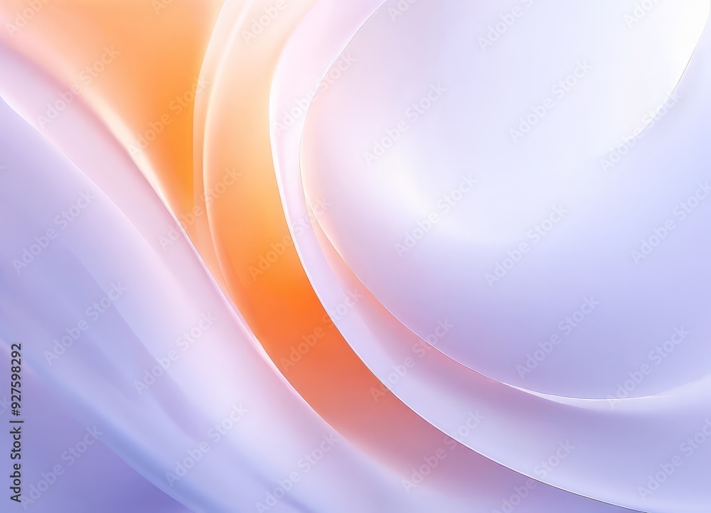 Obraz premium white and orange abstract background