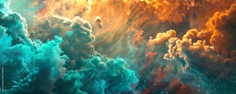 colorful nebula colorful nebula