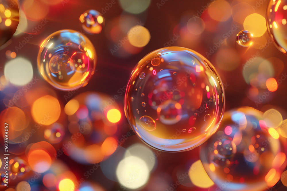 abstract orange background with bubbles abstract orange background with bubbles