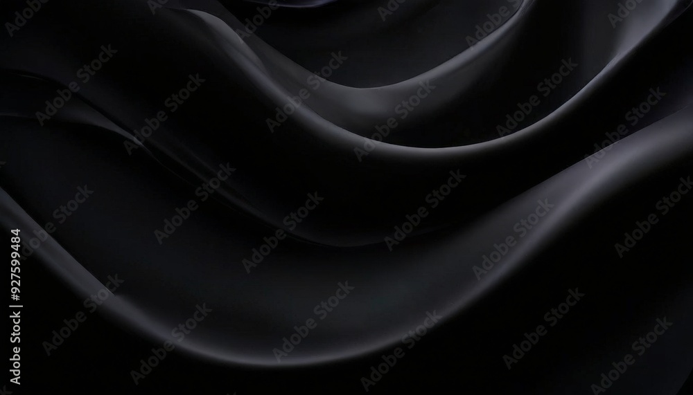 Obraz premium black abstract background with smooth