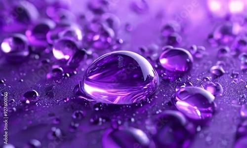 Wallpaper Mural purple water drops wallpaper Torontodigital.ca