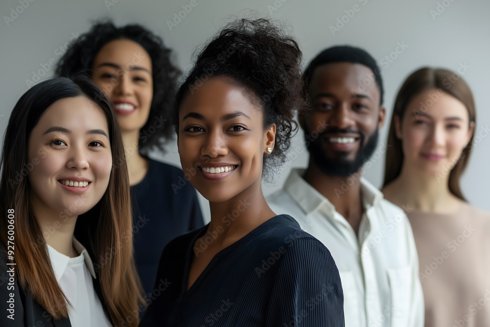 Diverse Team of Professionals Smiling Confidently Diverse Team of Professionals Smiling Confidently