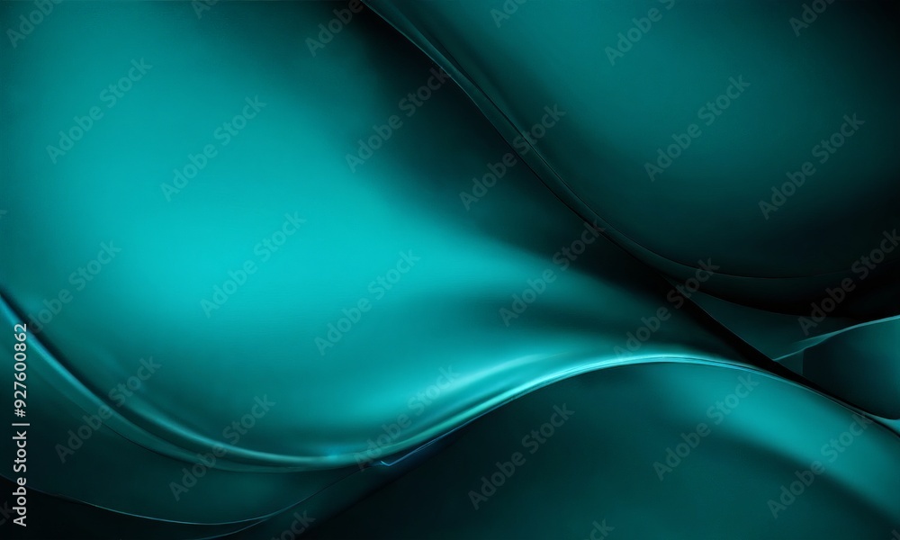 green background with smooth wave green background with smooth wave