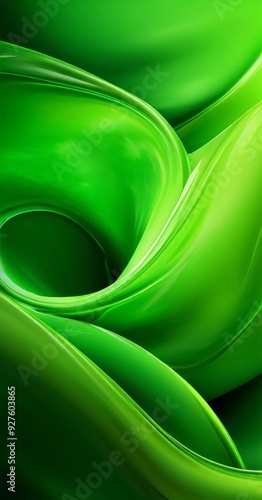 green abstract background photo