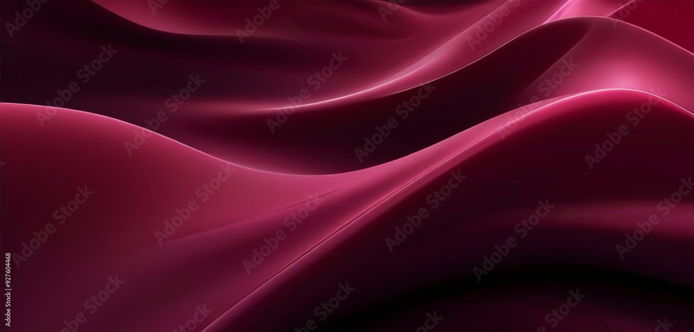 Obraz premium red background with wavy pattern