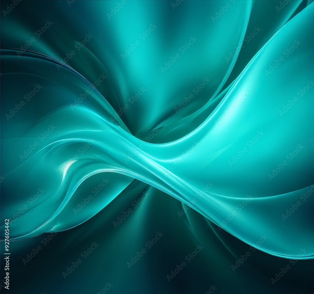 Fototapeta premium blue and green abstract background