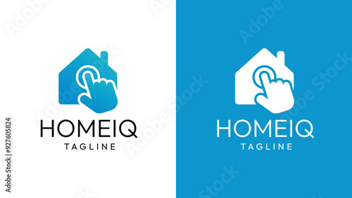 Home IQ  Modern Logo Design photo