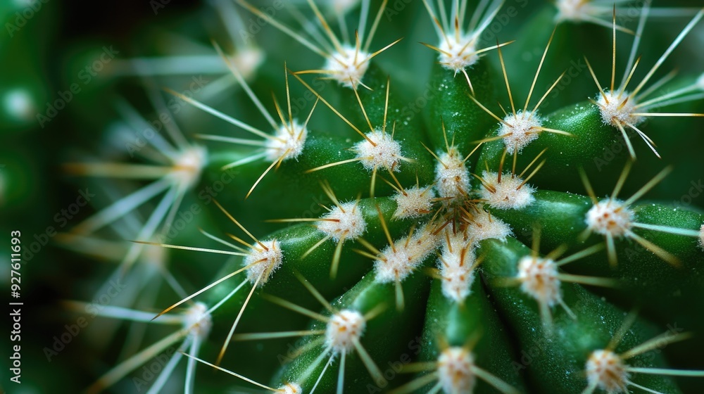 A close-up of a green cactus with distinctive white spots, capturing the sharp details and vibrant colors of the desert plant. A close-up of a green cactus with distinctive white spots, capturing the sharp details and vibrant colors of the desert plant.
