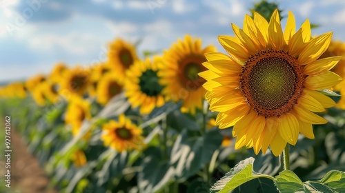 Sunflower Field in Summer