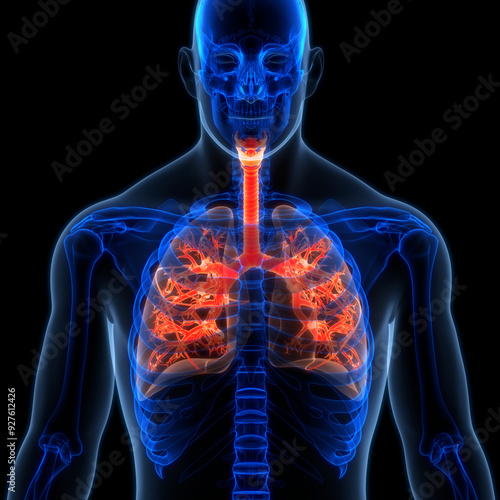 Human Respiratory System Lungs Anatomy