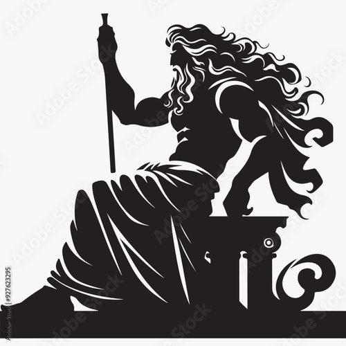 Zeus on throne 