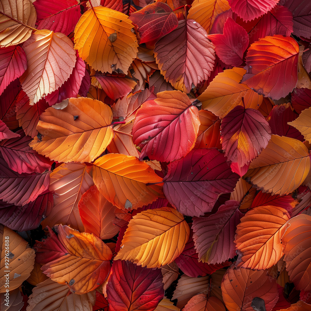 Background of a bunch of autumn leaves, Warm mood, Bright Foliage Background of a bunch of autumn leaves, Warm mood, Bright Foliage