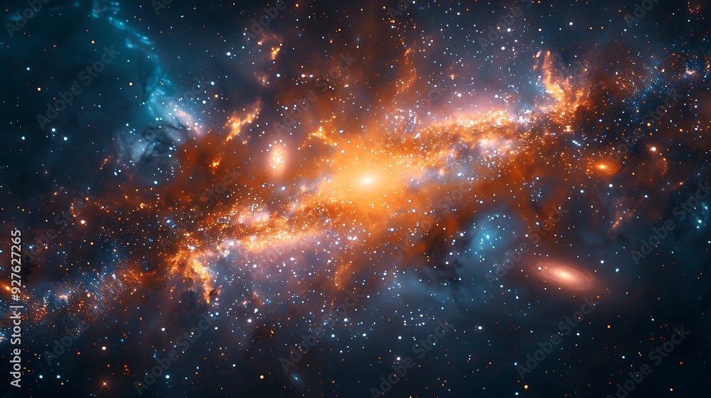 A twinkling star with expressive eyes, shining in a sky full of distant galaxies, the star's light softly illuminating the cosmic background, hd quality, natural look. --ar 16:9 --v 6.0 A twinkling star with expressive eyes, shining in a sky full of distant galaxies, the star's light softly illuminating the cosmic background, hd quality, natural look. --ar 16:9 --v 6.0