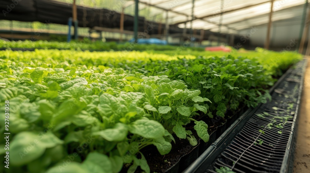 Sustainable Agriculture. Hydroponics based production method farm Sustainable Agriculture. Hydroponics based production method farm
