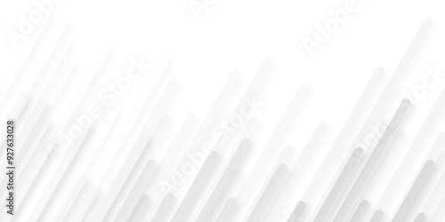 Abstract geometric modern design white and gray gradient background, vector Illustration. Abstract technology communication concept background. Brochure, banner, wallpaper, cover 