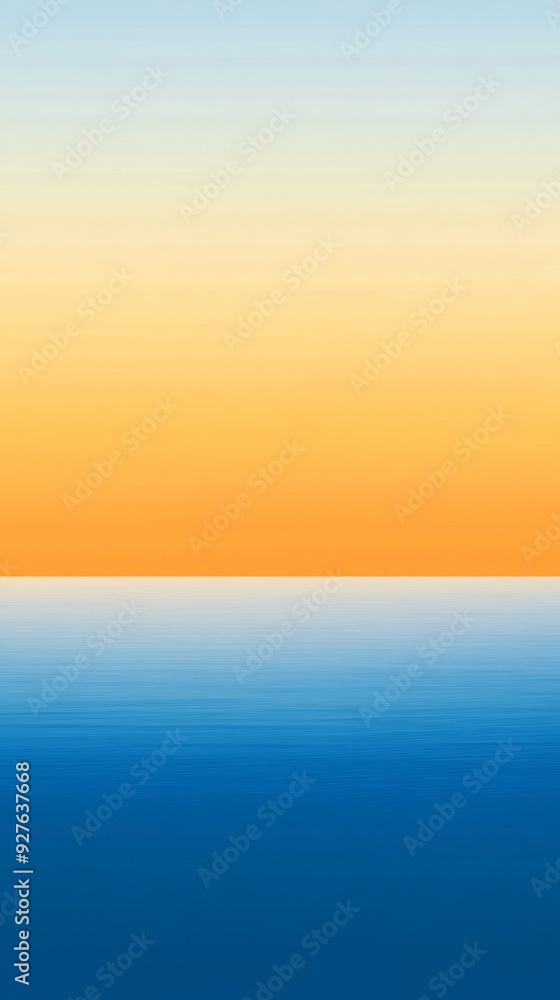 Fototapeta premium The background of dawn: The use of gradient tones symbolizes the nascent sunrise, representing a new beginning and a bright future.