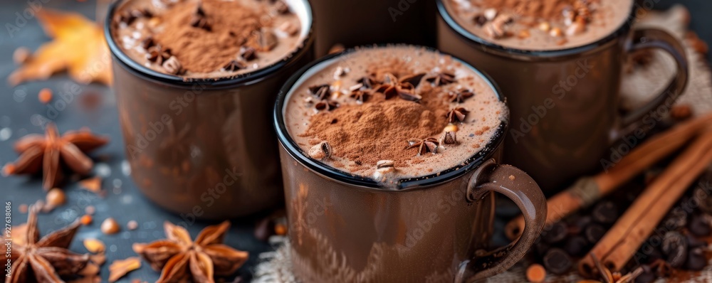 Hot chocolate with autumn spices Hot chocolate with autumn spices