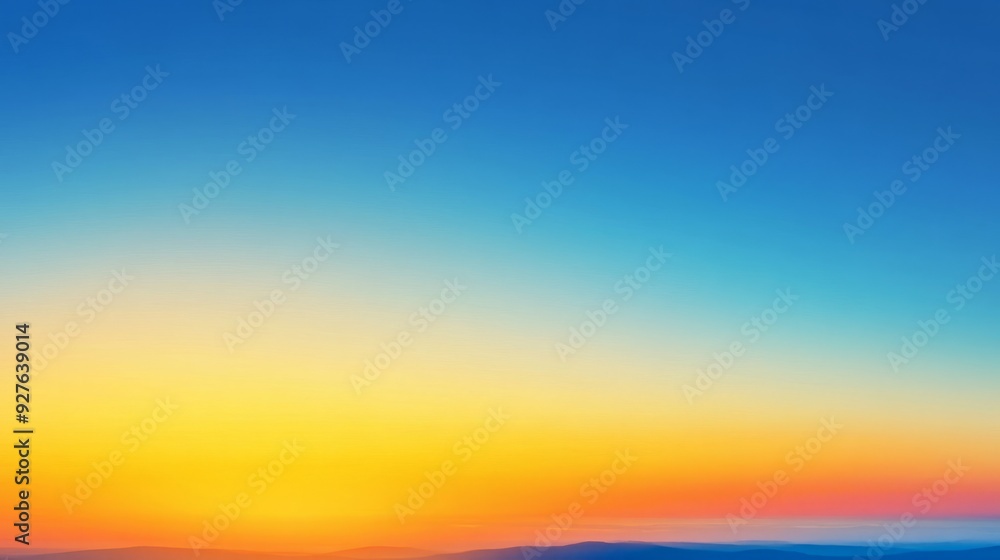 The background of dawn: The use of gradient tones symbolizes the nascent sunrise, representing a new beginning and a bright future. The background of dawn: The use of gradient tones symbolizes the nascent sunrise, representing a new beginning and a bright future.