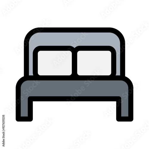 Double bed icon