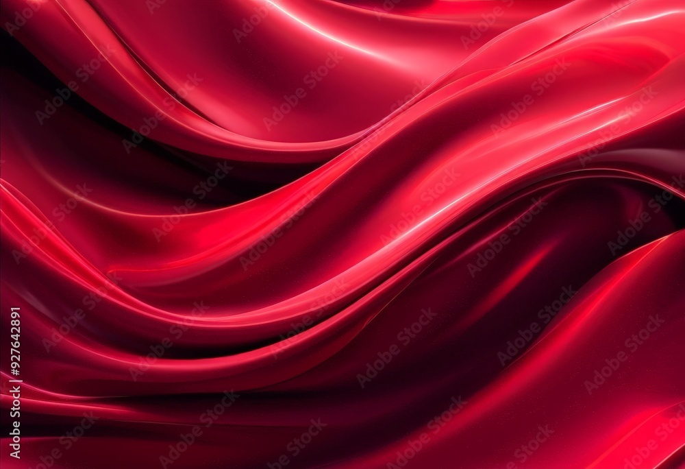 Obraz premium red silk fabric background