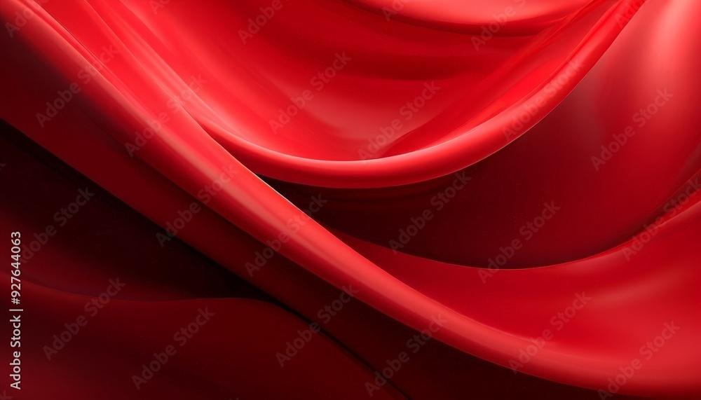 Obraz premium red silk fabric background