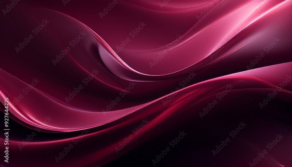 Obraz premium dark pink background with smooth wave