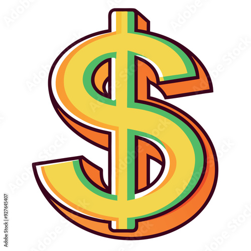 Dollar Symbol Vector Design