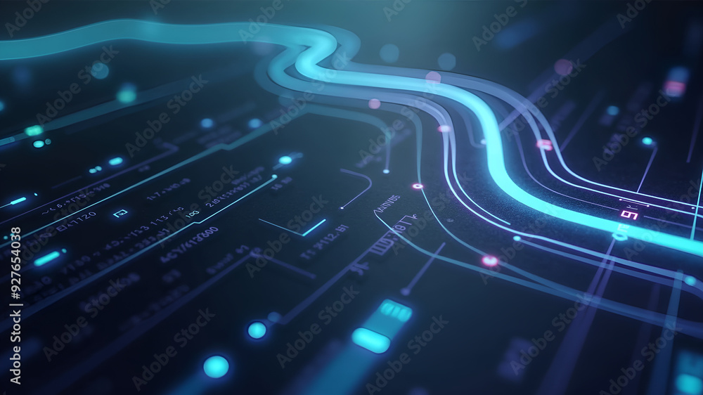 High information technology Background High information technology Background