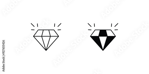 auction set icon with white background vector stock illustration