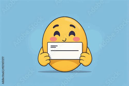 Sorry. Emoji sticker. Flat style
