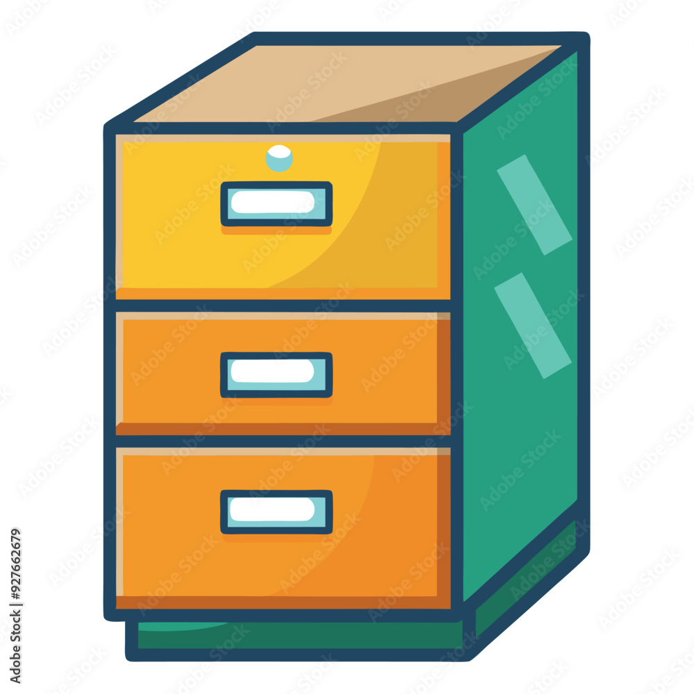 Filing Cabinet Vector Design Filing Cabinet Vector Design