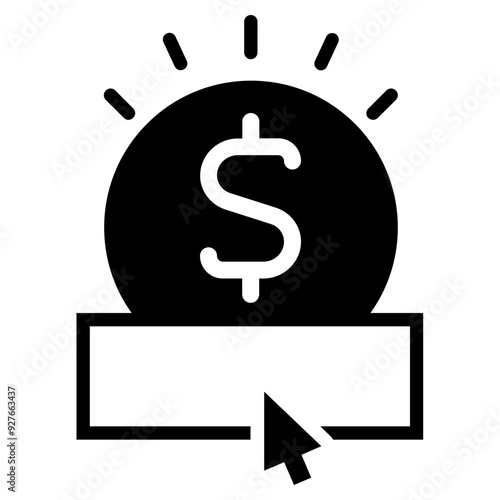 Affiliate Marketing and Cost per Action Icon