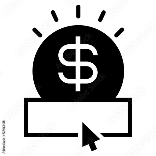 Affiliate Marketing and Cost per Action Icon