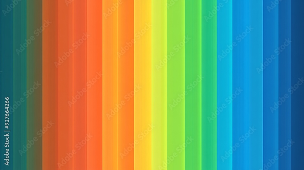Obraz premium Color gradients: Use gradients of color, such as transitions from blue to orange or green, to create an atmosphere of youthful energy and hope that attracts new eyes.