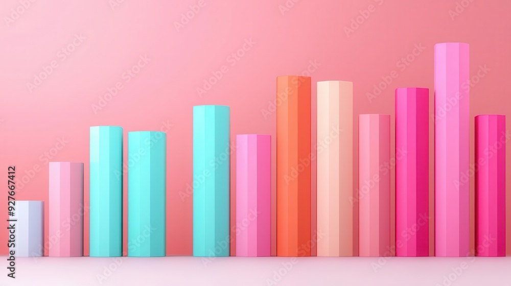 Prosperous future, economic growth, technology trends, 3D illustration Prosperous future, economic growth, technology trends, 3D illustration
