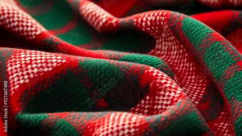 Subtle houndstooth pattern festive Christmas texture classic and timeless cozy seasonal warmth with a refined touch 