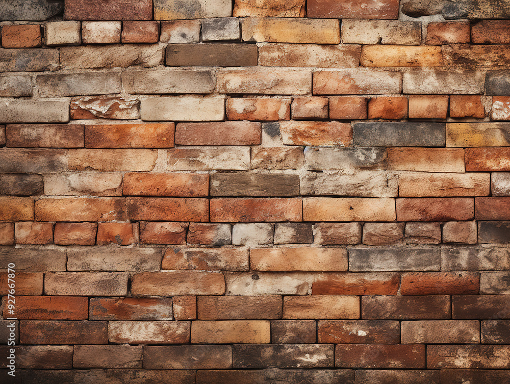 Obraz premium Amazing Simple brick wall surface texture