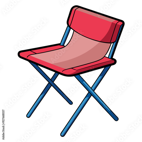Foldable Chair Vector Design
