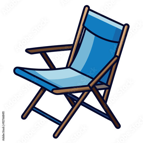 Foldable Chair Vector Design
