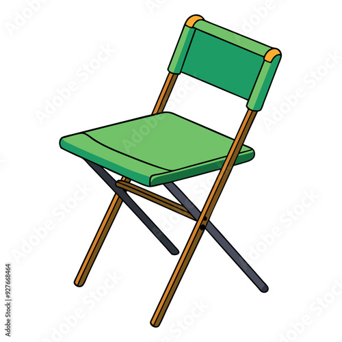 Foldable Chair Vector Design