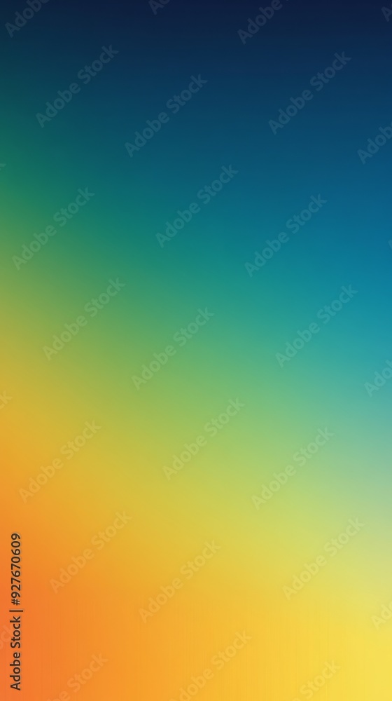 Obraz premium Color gradients: Use gradients of color, such as transitions from blue to orange or green, to create an atmosphere of youthful energy and hope that attracts new eyes.