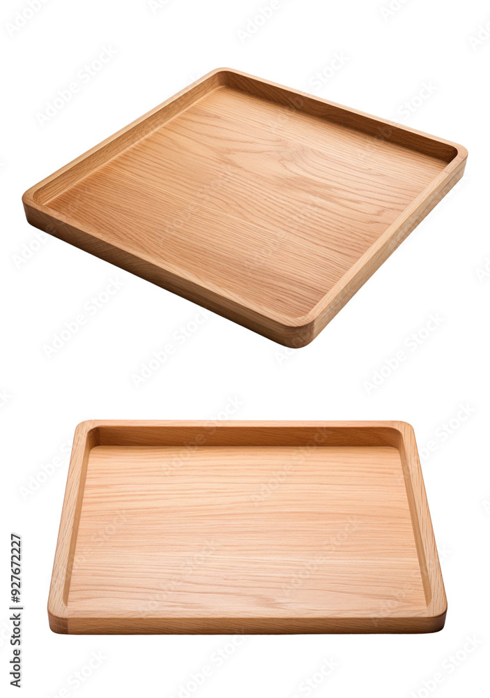 Elegant wooden tray with a smooth surface, perfect for serving snacks or organizing items in a minimalistic style. Elegant wooden tray with a smooth surface, perfect for serving snacks or organizing items in a minimalistic style.