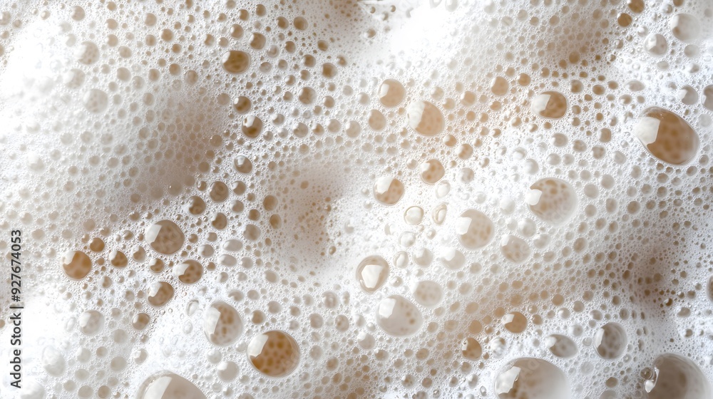 Close-up view of frothy bubbles creating an abstract pattern. Perfect for backgrounds or design projects focused on purity. Close-up view of frothy bubbles creating an abstract pattern. Perfect for backgrounds or design projects focused on purity.
